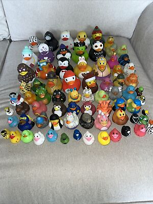 #ad Rubber Ducks Duckies Lot Of 72 Jeep play Party Favors Different Sizes Themes $49.99