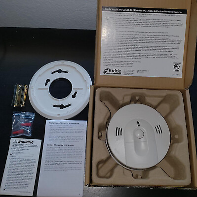 #ad Kidde KN COSMXTR BA Smoke amp; Carbon Monoxide Alarm Battery Powered w Voice Alert $59.99