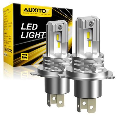 #ad AUXITO Super Bright H4 9003 LED Headlight Kit Bulb High Low Beam White 40000LM $26.99