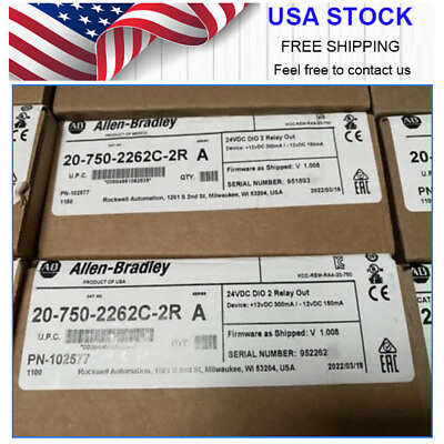 #ad 20 750 2262C 2R New sealed Allen Bradley 20 750 2262C 2R 750 24VDC Free Shipping $198.27