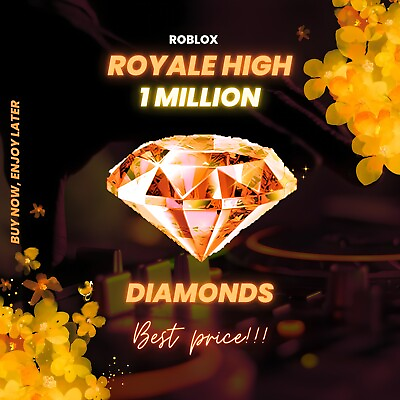 #ad Roblox ✨ROYALE HIGH 1 Million Diamonds✨ BEST PRICE 1M 💎 $25.99
