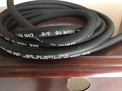 #ad 3 8quot; #6 R16 100ft. New Two Wire Hydraulic Hose 5000 PSI H24506 $254.99