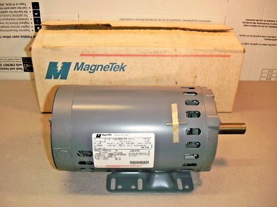 #ad Magnetek 818290901 Electric 3 HP Motor 380 190 VAC 1725 RPM 3PH 60HZ Rot=RCC $167.55