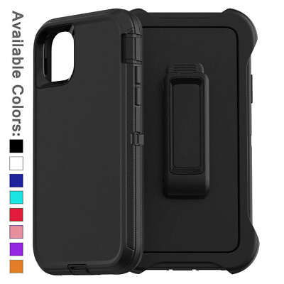 #ad For Apple iPhone 11 Pro Max Case Cover Shockproof Series Fits Defender Belt Clip $9.89