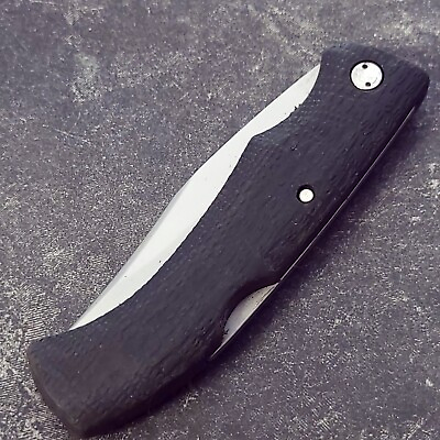GERBER Knife Made in USA 625 GATOR Lockback Finger Grooved Rubber SAFETY Handle $39.99