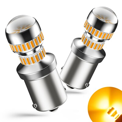 #ad AUXITO LED Turn Signal Light Bulb Anti Hyper Flash 1156 BA15S DRL Error Free X2 $15.19