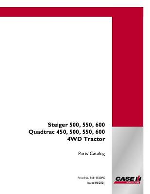 #ad CASE IH 450500550600 QUADTRAC amp; STEIGER 500.550600 4WD TRACTOR TIER 4 PARTS $188.00