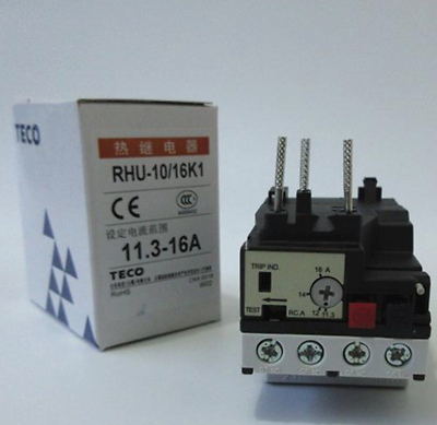 #ad New For TECO RHU 10 16K1 11.3 16A Thermal Overload Relay Free Shipping#QW 1PC $29.90