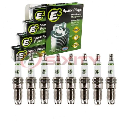 #ad 8 pc E3 Spark Plugs for 1996 2000 Chevrolet C2500 5.0L 5.7L 7.4L V8 Ignition yz $51.95