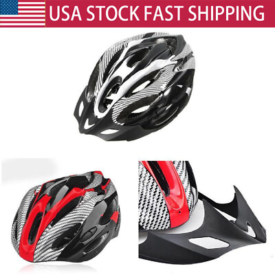 #ad #ad Men Adult Helmet Bike Bicycle Portable Breathable Adjustable for Cycling Outdoor $14.34