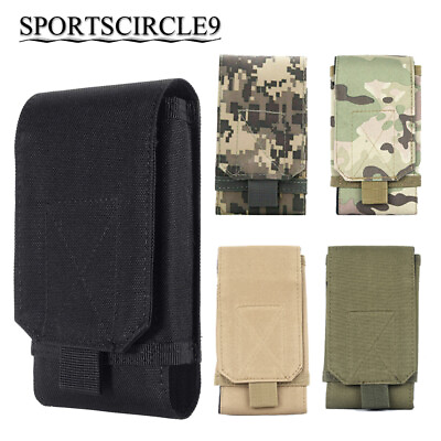 #ad Tactical EDC Bag Molle Belt Pouch Phone Waist Bag Case Outdoor Hunting Pouch $8.99