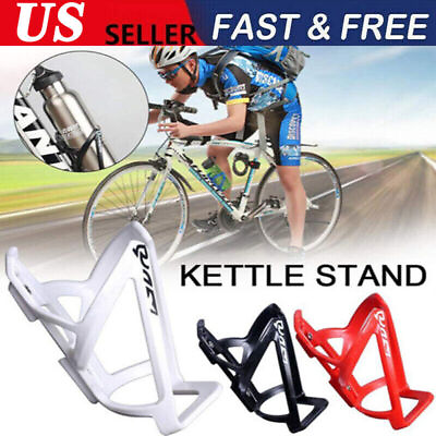 #ad 2x Plastic Water Bottle Cage Holder Bracket Bike Cycling Mountain Bicycle Drink $8.85