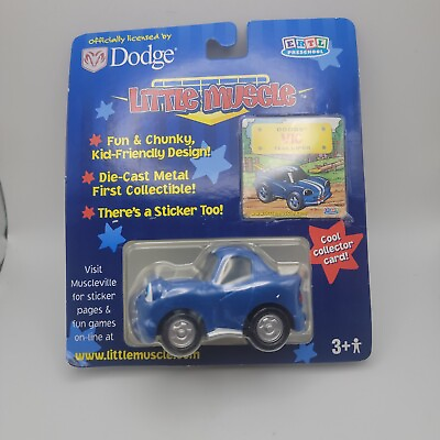 #ad ERTL 1996 Dodge Vic Viper Little American Muscle Die cast Metal Toy Car Sealed $9.25