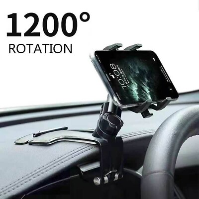#ad Universal 360° Car Phone Mount Holder For Cell Phone Samsung Galaxy iPhone $5.99