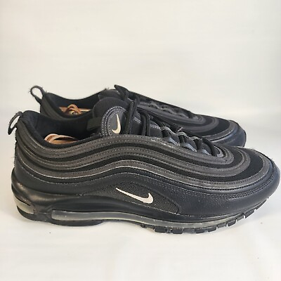 #ad Size 13 Nike Air Max 97 Black White Anthracite Running Shoes 921826 015 $45.00