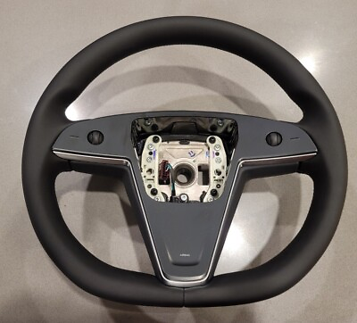 #ad 2021 2023 OEM Tesla Model S X Round steering wheel Part # 1607880 00 G $380.00