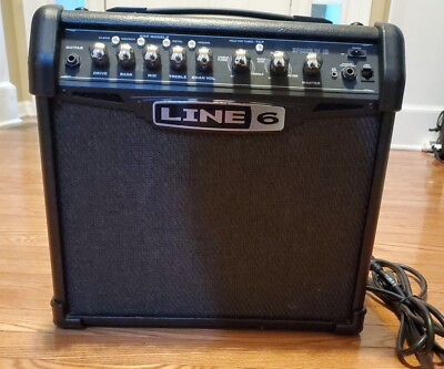 #ad Line 6 SPIDER IV 15 Guitar AMP Amplifier 15 WattS 4OHM 1X8 Black Free shipping $130.00