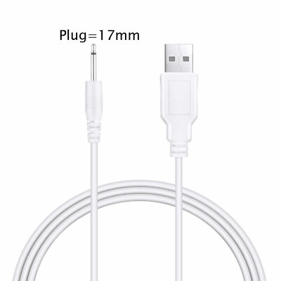 #ad 3ft White USB to DC Power Charger Cable Cord for BED GEEK Wand Massagers PSU $7.79