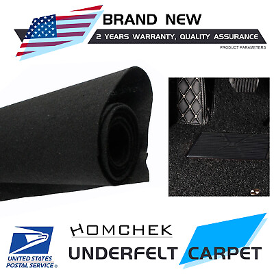 #ad 70quot;X40quot; Replacement Automotive Carpet Underfelt Car Trunk Liner Upholstery 78Mil $15.88