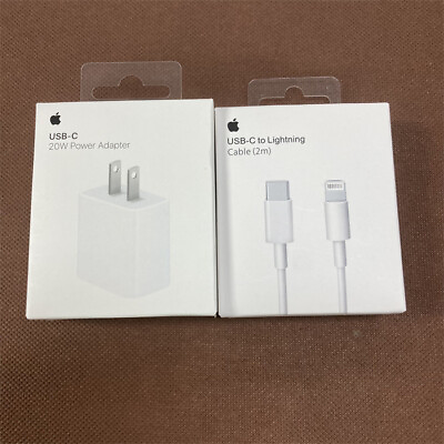 #ad OEM Original Genuine Apple iPhone Lightning Charger Cable 2m 6ft 121314PRO MAX $10.49