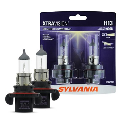 #ad SYLVANIA H13 XtraVision High Performance Halogen Headlight Contains 2 Bulbs $23.75