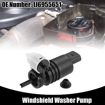 #ad Car Windshield Washer Pump No.1J6955651 for Audi A4 1.8L 2.8L 2000 2001 Black $12.34