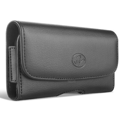 #ad Wider Horizontal Leather Pouch Fits with Hard Shell Case 5.9 x 3.14 x 0.62 inch $8.28