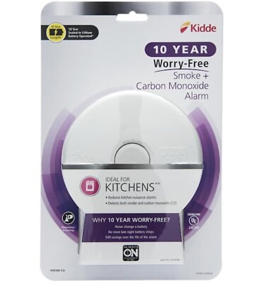 #ad Kidde Smoke Carbon Monoxide Alarm P3010K CO Ideal for Kitchens $29.98
