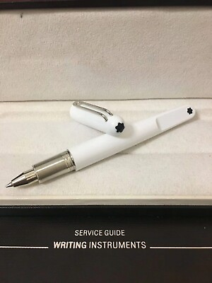 #ad Luxury M Magnet Series White ColorSilver Clip 0.7mm Ink Rollerball Pen NO BOX $25.68