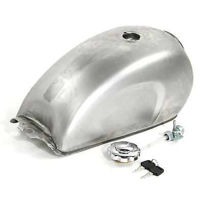 #ad Unpainted 2.4gal. 2.4 Gallon 9L Custom Cafe Racer Fuel Gas Tank Fit for Honda $55.80