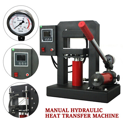 #ad MP170 Digital Hydraulic Heat Press Machine High Pressure with 5quot;X5quot; Heat Plates $470.25
