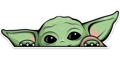 #ad The Mandalorian Baby Yoda Grogu Sticker Decal $7.99