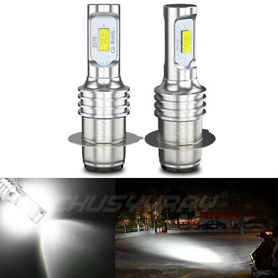 #ad For Honda Sportrax TRX400EX 2001 2004 2005 2X H6M LED Headlights white Bulbs Kit $16.99
