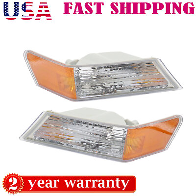 #ad For 07 17 jeep patriot parking light turn signal directional lamp front pair set $16.25