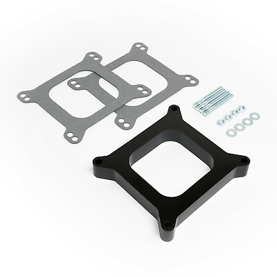 Holley Carburetor Spacer 4150 4160 1quot; Open Center Phenolic Chevy Ford Mopar Kit $26.97