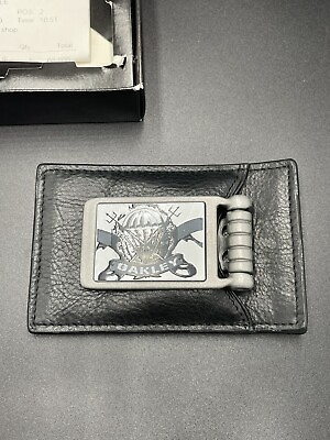 Oakley Money Clip Airbourne Leather Wallet $350.00