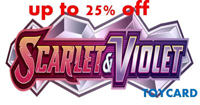 #ad Pokémon TCG Scarlet amp; Violet Holo amp; Rare Reverse Ultra Complete your Master Set $1.00