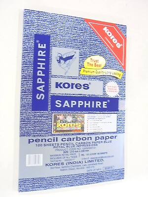 #ad Carbon Paper for Tracing Graphite Transfer Paper 50 Pcs Blue Graphite $18.02