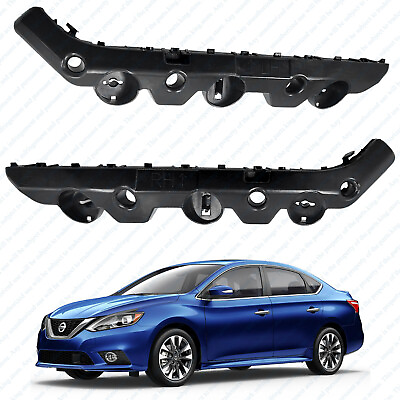 #ad For 2016 2019 Nissan Sentra Front Bumper Supports Brackets Retainers Pair $7.95