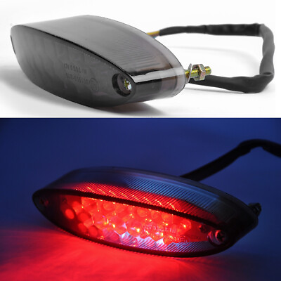 #ad Motorcycle Stop Running Tail Light License Plate Lights For Harley Cruiser Bikes $9.89