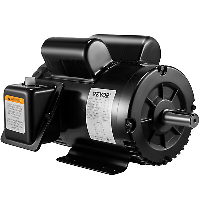#ad 5 HP Air Compressor Duty Electric Motor 145T Frame 3450 RPM Single Phase VEVOR $192.99