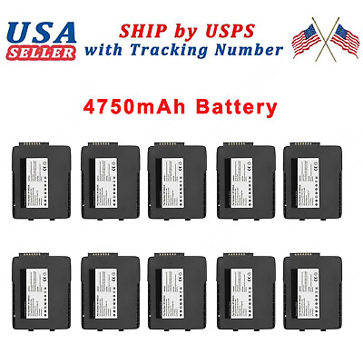#ad 5 10 Pack Battery for Zebra TC70 TC75 TC77 BT 000318 01 BTRY TC7X 46MAH 01 USA $156.39