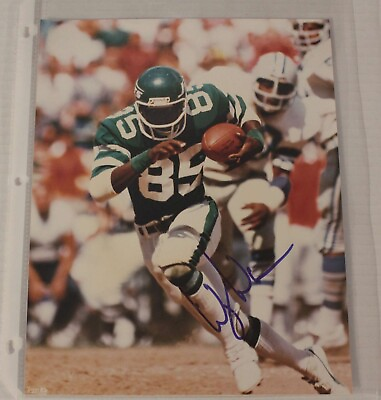 #ad Wesley Walker autographed 8x10 NY Jets 77 89 WR All American CA Golden Bears $29.99