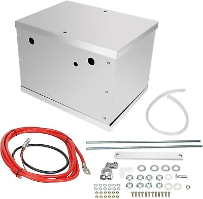 #ad Complete Aluminum Battery Box Relocation Kit Compatible with 79 14 Ford Mustang $75.09
