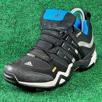 #ad Adidas Terrex Fast X GTX Black amp; Blue Athletic Shoes Womens Size 6 G97922 $34.95