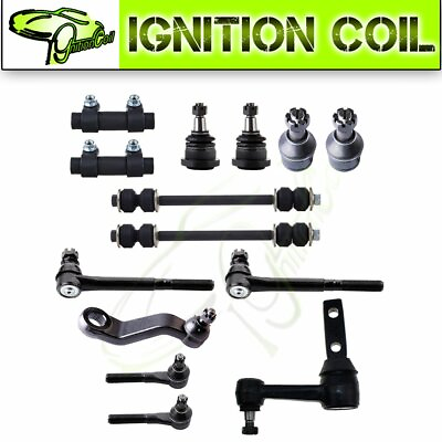 #ad For 1994 99 DODGE RAM 3500 2WD Steering Kit 14Pcs Front Tie Rod Ends Ball Joints $83.87