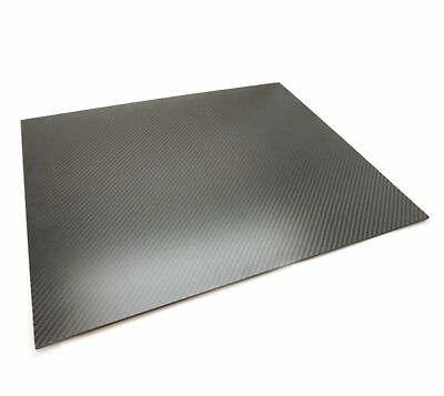 #ad #ad 500x400x1.5mm Carbon Fiber Sheet Panel 3k Twill Weave Matt Finish Flawless Large $68.95