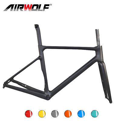 #ad Lightweight Climbing Carbon Road Bike Frame 700*38C Gravel Bicycle Frameset $549.00