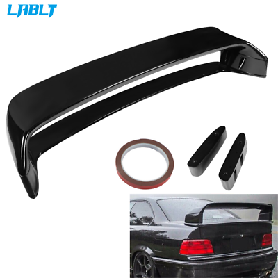 #ad LABLT Rear Trunk Spoiler Wing Gloss Black For 92 98 BMW 3 Series E36 M3 LTW GT $127.32