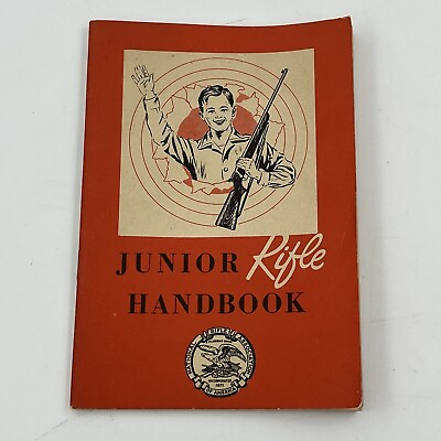 #ad Junior Rifle Handbook 1955 NRA Paperback Vintage $11.92